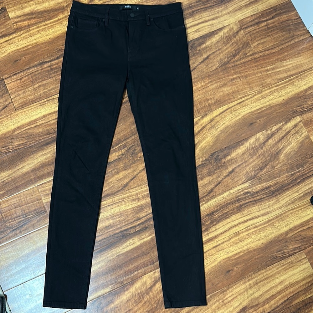 Hudson Nico Super Skinny Black Jeans size 29